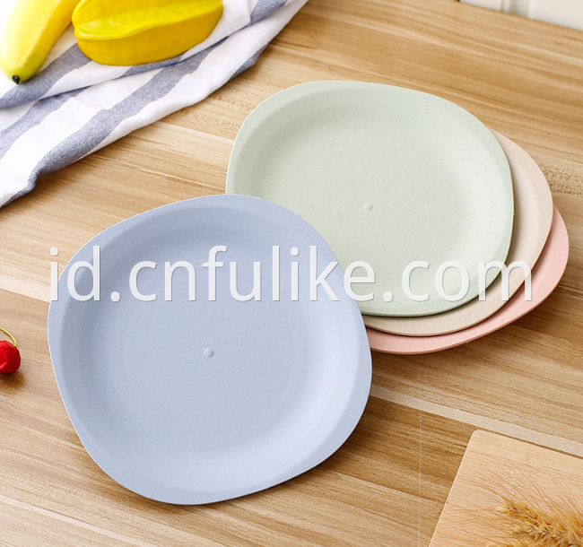 Wheat Straw Plastic Plates